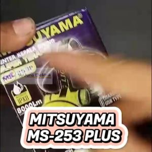 Mitsuyama Senter Kepala Selam Anti Air MS 253P Senter Diving 8000Lumen DISKON!!!