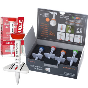 Adjustable Height Golf Ball Tee Practice Accessories Fan Products Marking Popular Box Set Directional Aim Plastic Golf Supplies