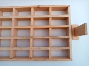 Cetakan Lemper Kayu 25 Lubang 6x3x35 cm Mahoni Kuat