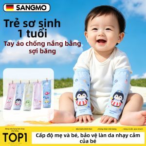 Bao Tay Chống Nắng Mỏng Thông Khí Cho Bé