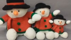 Boneka Snowman Boneka Natal Snowman Merry Christmas L