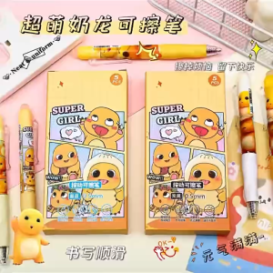 ปากกาลบได้ ลายน่ารักและหลากหลาย ด้ามจับเป็นฟองน้ำ จับสบายมือ มี 5 ด้ามต่อชุด