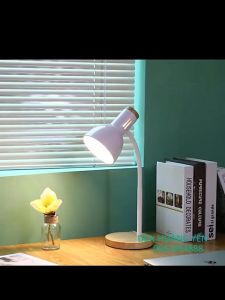 Đèn Học Đế Gỗ Để Bàn Dùng Bóng Đèn LED Bulb Chống Cận Thị cao cấp phong cách hiện đại