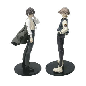 Bandai | New hot Bungo Stray Dog Nakahara Chuya Figure Dazai Osamu Action Figures Noodles Press Model PVC Collectible Toys Birthday Gifts
