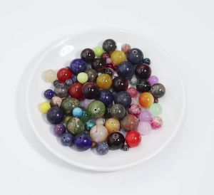 20-100pcs 4/6/8/10/12/14mm Mixed Style Natural Stone Beads Round Loose Spacer Gemstone Bead For DIY Crafts Sewing Garment Decor