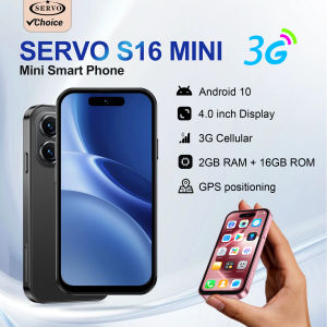 SERVO | SERVO Mini Android Smartphone 3G Cellular 4" HD Display 2GB+16GB Face Unlock GPS Tiny Smart Mobile Phone WiFi Play Store 2000mAh