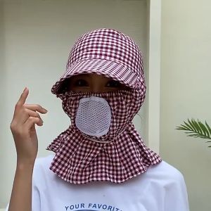 Mũ Chống Nắng Kèm Tấm Che Mặt Và Cổ Tiện Dụng Khi Đi Câu Cá / Leo Núi