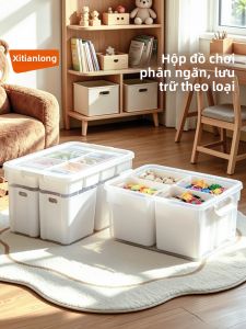 Citylong | Hộp Lưu Trữ Trong Suốt Thân Thiện Với Trẻ Em Cho Phòng Khách