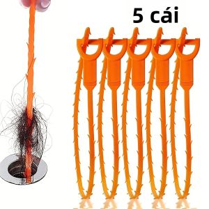 Bộ Dụng Cụ Thông Tắc Cống Gia Đình 1-10 Món Làm Sạch Tóc Cống Bồn Rửa Vòi Sen Dụng Cụ Thông Tắc Đường Ống Thoát Nước
