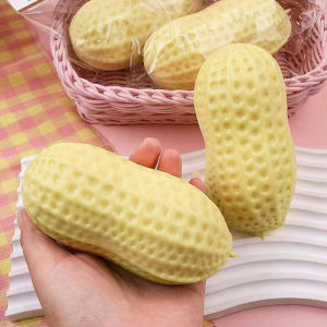Peanut Simulate Squishy Toys Stress Relief Tool Soft Texture Squishies Fidget Mode Anti-Stress Gift Kids Adults Birthday Favors