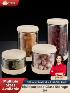Heqing | Kitchen Spice Organizer Airtight Storage