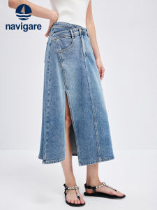 Navigare | Casual A-line Skirt for Women with Slit