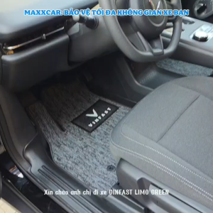 LIMO GREEN – TRỌN BỘ Thảm lót sàn + cốp MAXXCAR nhựa TPE đúc 5D cho xe VINFAST LIMO GREEN 2025+