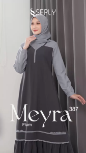 TERMURAH DRESS MEYRA 387 SEPLY PREMIUM 100% ORI YANG COCOK UNTUK OUTFIT LEBARAN KONDANGAN DAILY & KULIAH TERBARU DAN KEKINIAN