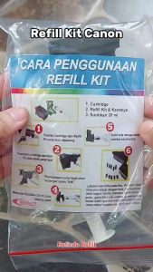 Refill Tool Kit + Spuit Sedot Tinta Cartridge Canon 810 811 745 746 47 57 Spuit 10ML