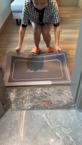 1pc bathing time Diatomite Mat Bathroom Mat Kitchen Rug Non Slip Bath Mat Quick Drying Absorbent Mat