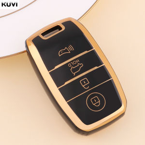 TPU Car Remote Key Case Cover Shell Fob For KIA Sportage Cerato Optima K2 K3 K4 K5 RIO Picanto Soul Sorento Sedona 3 4 Buttons
