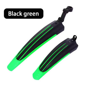 PINMOAP 2PCS Bicycle Mudguard Set Bike Fenders Front Rear Wheel Splash Guard Fit Road Mountain Commuter Cycling Rain Protection