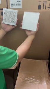 Cửa gió VUÔNG Thép sơn tĩnh điện + mặt che gắn bằng nam châm ERA - RVM - Hàng Nhập Khẩu