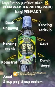 Minuman Botani Pak Ali. 1 kotak 22 btl free 2 btl. Jimat murah berbaloi. WAJIB ORI. STOK MAY 2026LUPUT 2028