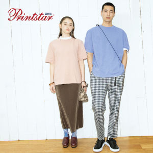 Printstar | Cotton Oversized Couple T-Shirt