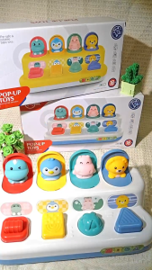 Pop-up Animal Toy | Montessori Peekaboo for Baby | Hide and Seek Early Learning Toy