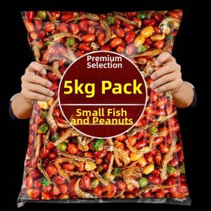 Popular Spicy Fried Fish & Peanuts Snack 5 Kg