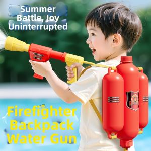 NUOXUNDE | Role Play Firefighter Costume Set with Simulated Fire Extinguisher and Water Gun