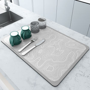 Sinki Drying Mat 30x40cm 50x60cm(Anti-Mold) Washbasin absorbent pad bathroom faucet pad anti-splash pad mat sinki mat