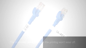 Brother Genuine HSe Heat Shrink Tubes For Clean Durable Professional Wire & Cable Labelling