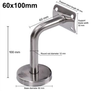 dailyHandrail Bracket Solid Stainless Steel Wall Support for Garage Stair Balustrade Safety RailingDaily products
