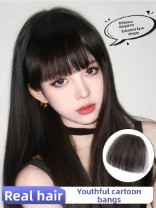JUZITING | Natural Bangs Invisible Hairline Lightweight Wig