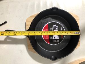 Fudong cast iron! Pre seasoned sizzling plate  skillet pan can be used in  induction gas  charcoal or grilled