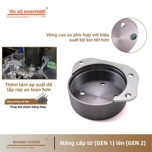 TRANSPEED DQ200 Hộp Số Tự Động Nhôm Piston Nhà Ở Đế Cập Miếng Lót Cho 7 Tốc Độ DSG VW AUDI GHẾ SKODA