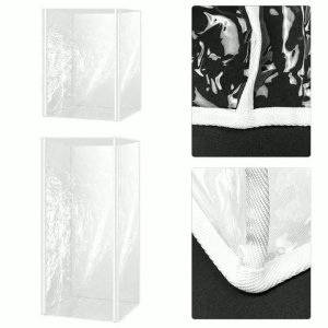 Transparent Baker Rack Cover Reusable PVC Pizza Dough Rack Cover With Zippers For Restaurant Bakery