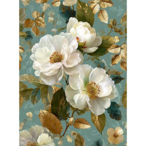 Oil Painting By Numbers Floral Pattern DIY Number Drawing Canvas Pictures By Numbers Home Decor Large Size