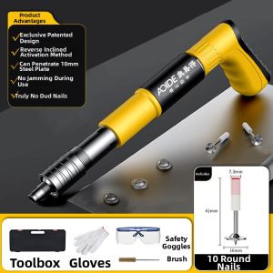 MUJUEAO | Silent Concrete Nail Gun For Ceiling Installation