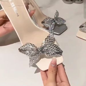 50 an Store - High Heels DIANA Sandal Pesta Sepatu Wanita Hak Kaca Variasi Pita Kupu-Kupu