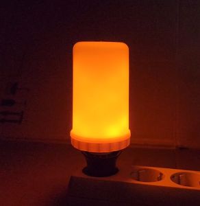 LAMPU BOHLAM EFEK API 9W LED FLAME EFFECT BULB CAFE 9 W WATT E27 OBOR