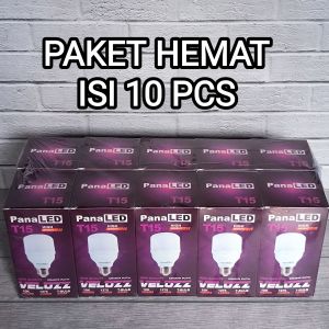 ( PAKET ISI 10 PCS ) Panaled Velozz lampu LED BULB 15W 15 Watt CAHAYA PUTIH SNI GARANSI 1 TAHUN BOLAM BOHLAM Kualitas Terbaik ekonomis hemat energy murah