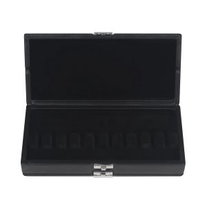 SLADE Oboe Reed Case Double Oboe Reed Storage Case Double Leather Case Black Holds 20 Reeds Flexible Slot Wind Instrument Parts