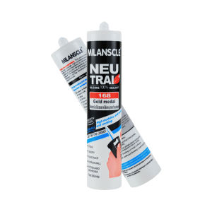 MILANSCLE 168 Gold Neutral Silicone Sealant – Mildew-Proof Transparent Structural & Curtain Wall Sealant for Sunrooms & Weatherproofing (Wholesale)