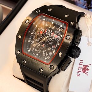 OLEVS jam tangan pria dewasa terbaru 2025 otomatis tahan air multifungsi bercahaya kalender dial jam tangan laki laki free box