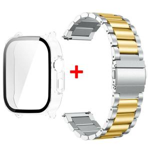 PC Case+Strap For Realme Watch 5 Stainsteel Steel Strap Screen Protector Case For Realme Watch 5 Cover Replacement Correa