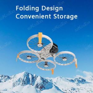 อุปกรณ์ลงจอดสำหรับ DJI พลิกกรอบแผ่นป้ายทะเบียนรถยนต์ความสูงที่เพิ่มขึ้นขาตั้งกล้อง Gimbal ขารองรับกล้องกีฬาป้องกันสำหรับ DJI Flip Accessoy