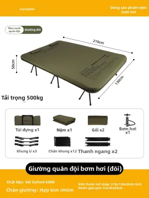 SUNNY FEEL | Giường Gấp Di Động cho Du Lịch và Qua Đêm
