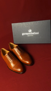 Giày Tây Oxford Nam Công Sở Bằng Da Thật - Germano Bellesi - Sản Xuất Thủ Công Tại Italy_713