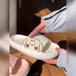 รองเท้าแฟชั่น สวมพูดเดิ้ล รองเท้าแตะแฟชั่นเกาหลี รองเท้าลำลอง รองเท้าสวม รองเท้าแตะ ผู้หญิง น้ำดวง ราคาถูก Cute and More