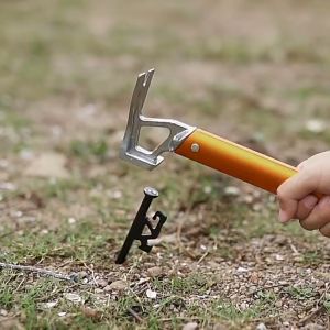 Búa Đóng Cọc Lều Siêu Nhẹ Cán Nhôm Đầu Vuông Bằng Thép Không Gỉ Cho Hoạt Động Cắm Trại Dã Ngoại Ngoài Trời