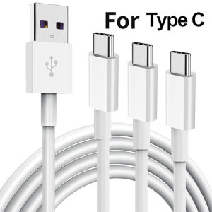 1-3Pcs USB A to Type C Cable 3A Fast Charging Wire Mobile Phone Line USB C Adapter Cable Cord For Samsung Xiaomi Andriod Mouse